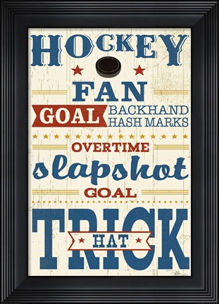Framed Sports Lovers V Red v2 Print