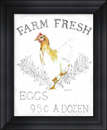 Framed Farm Fresh Enamel v2 Print