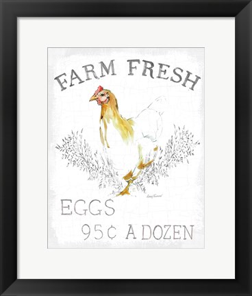 Framed Farm Fresh Enamel v2 Print