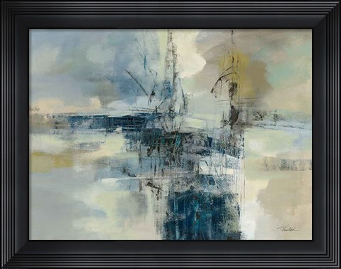 Framed Sea Port Print