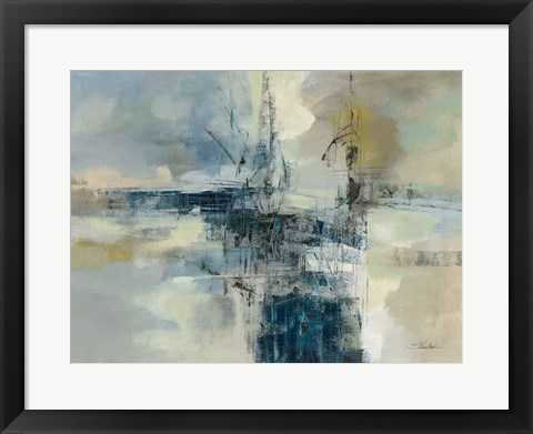 Framed Sea Port Print