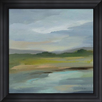 Framed Clouds and Shadows Print