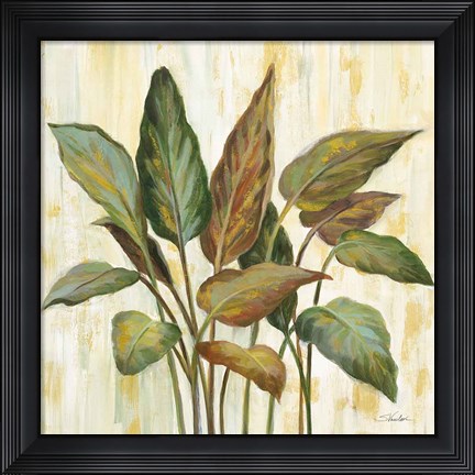 Framed Fall Greenhouse Leaves Print