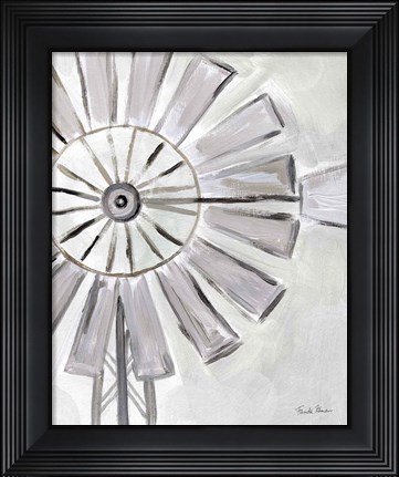 Framed Farmhouse Windmill Print