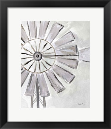 Framed Farmhouse Windmill Print