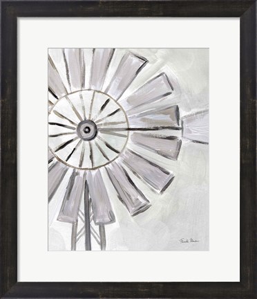Framed Farmhouse Windmill Print