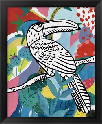 Framed Jungle Toucan Print