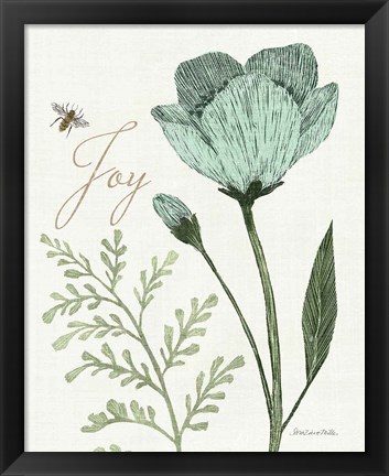 Framed Springtime I v2 Joy Print