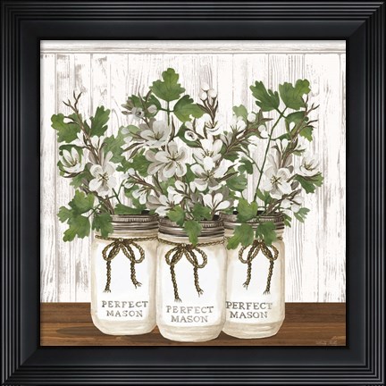 Framed Apple Blossom Trio Print