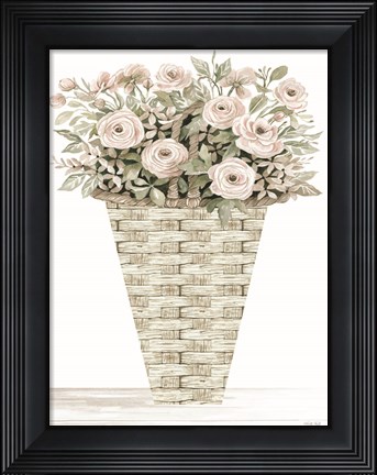 Framed Ranunculus Romance Print