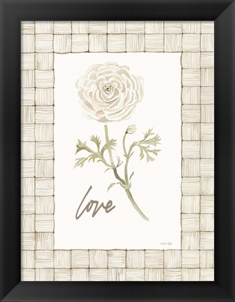 Framed Love Flower Print