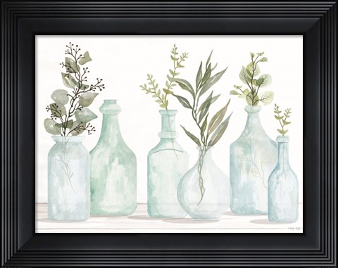 Framed Simple Elegance I Print