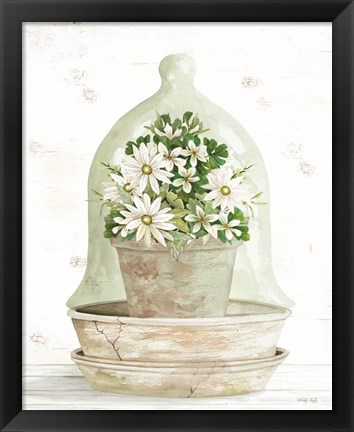 Framed Floral Cloche II Print