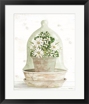 Framed Floral Cloche II Print