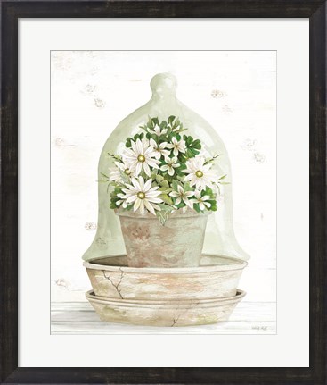 Framed Floral Cloche II Print