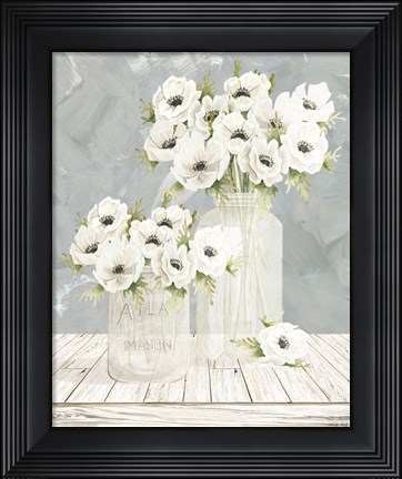Framed Poppin&#39; Florals Print