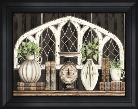 Framed Farmhouse Dresser Print
