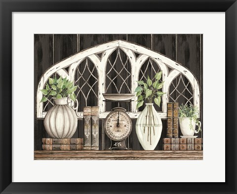 Framed Farmhouse Dresser Print