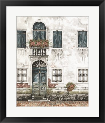 Framed City Life I Print