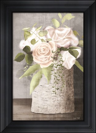 Framed Floral Birch Print