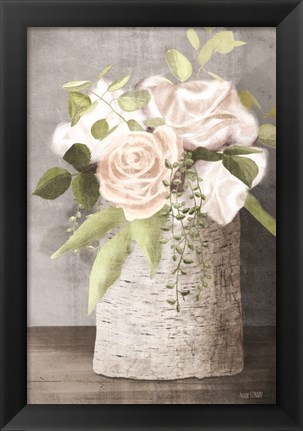 Framed Floral Birch Print