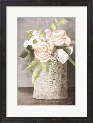 Framed Floral Birch Print
