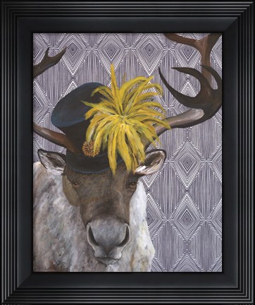 Framed Mrs. Caribou Print