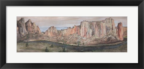 Framed Smith Rock Print