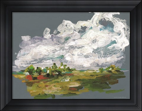 Framed Blue Gust Print