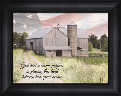 Framed Devine Purpose Print