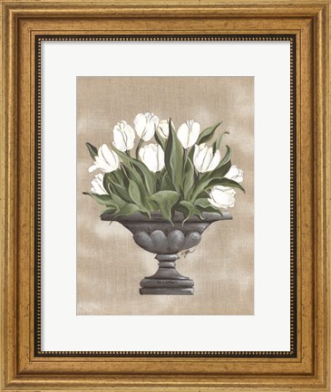 Framed Tulip Urn Print