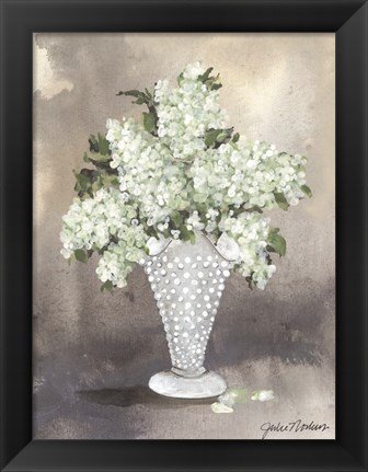 Framed Hobnail Lilacs Print