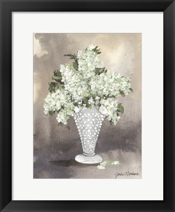 Framed Hobnail Lilacs Print