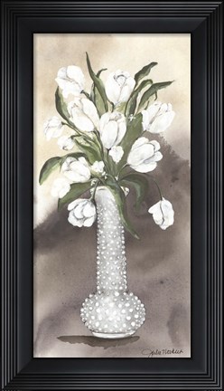 Framed Hobnail Tulips Print