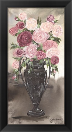 Framed Ranunculus Topiary Print