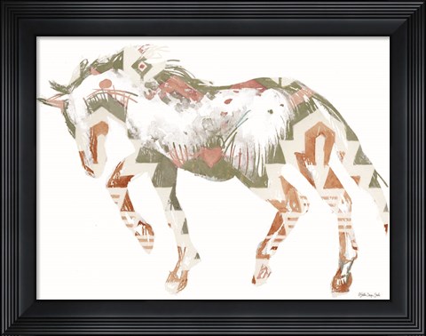 Framed Navajo Horse 2 Print