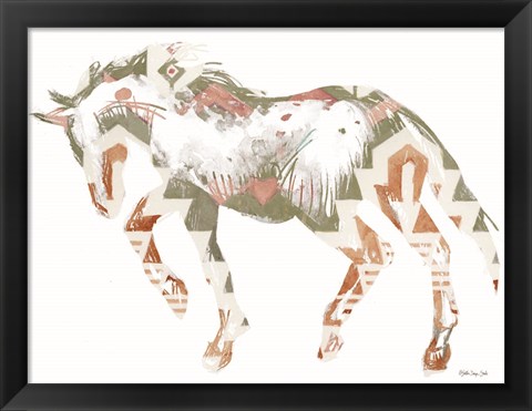 Framed Navajo Horse 2 Print