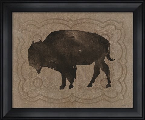 Framed Buffalo Impression 2 Print
