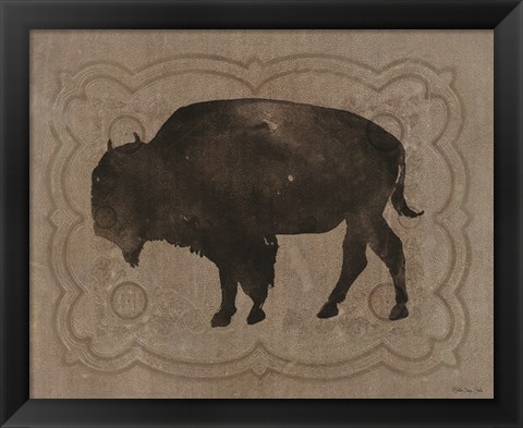 Framed Buffalo Impression 2 Print