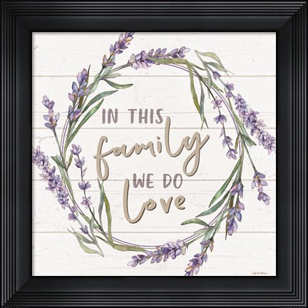 Framed In This Family Print