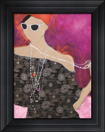 Framed Yes, Girl! Print