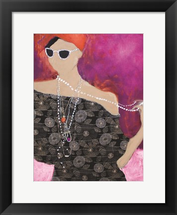 Framed Yes, Girl! Print