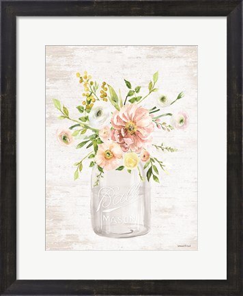 Framed Floral Bouquet 1 Print