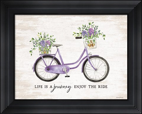 Framed Enjoy the Ride Print