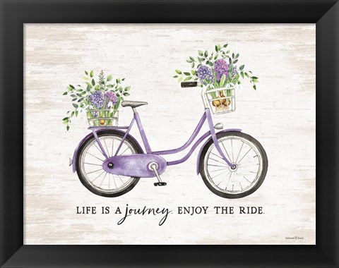 Framed Enjoy the Ride Print