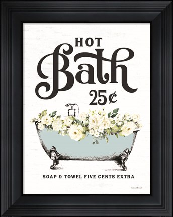 Framed Hot Bath Print