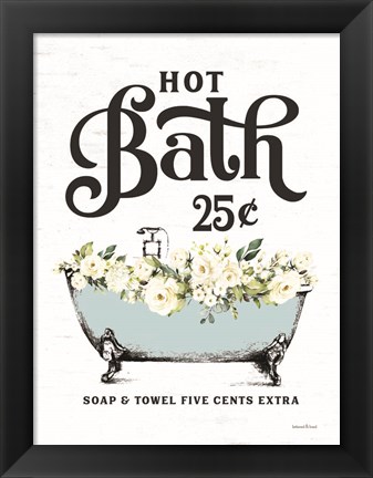 Framed Hot Bath Print