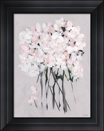 Framed Romantic Floral I Print
