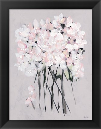 Framed Romantic Floral I Print