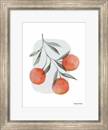 Framed Summer Orange Print